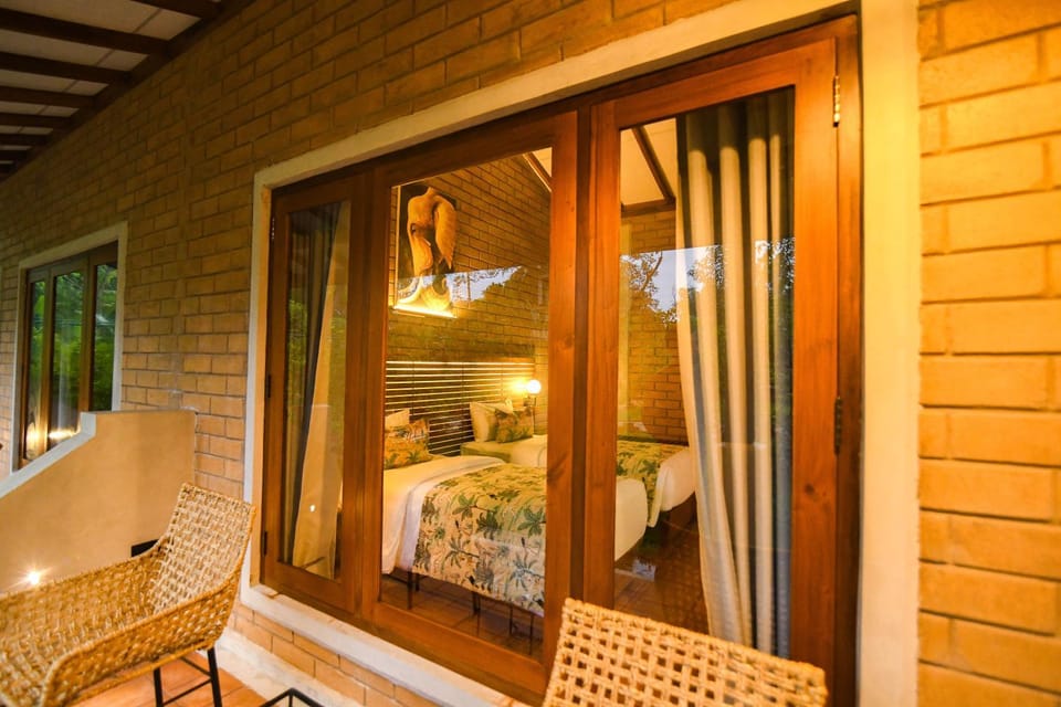 Patio, Bed, View (from property/room), Balcony/Terrace, Photo of the whole room, Bedroom