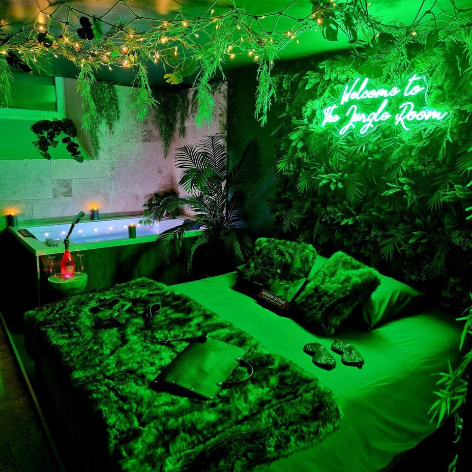 Evasion Tropicale Suite Jungle Room Apartment in Thiers