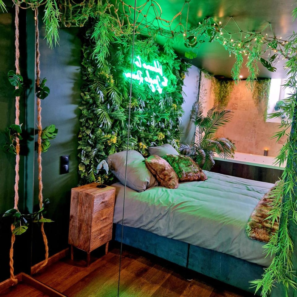 Evasion Tropicale Suite Jungle Room Apartment in Thiers