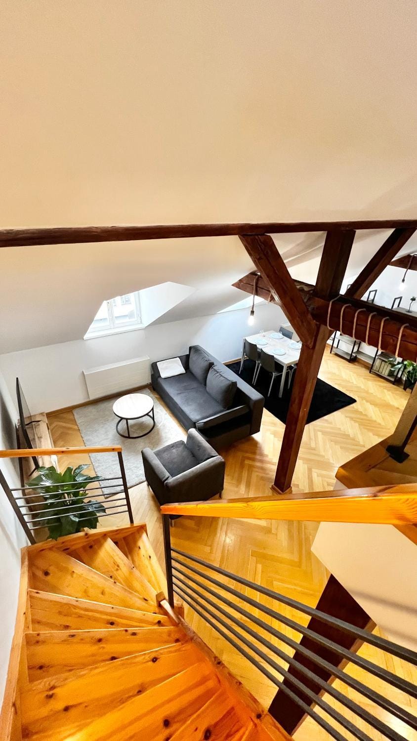 Kitchen or kitchenette, Living room, Dining area