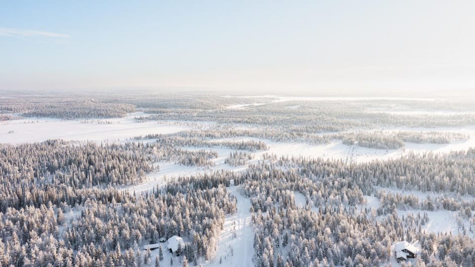 Day, Natural landscape, Bird's eye view, Winter