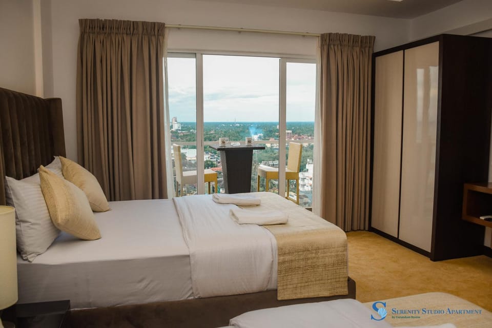 Bed, Balcony/Terrace, Sea view