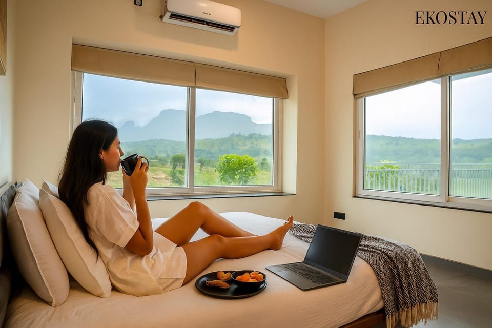 People, Natural landscape, Coffee/tea facilities, Food, Mountain view