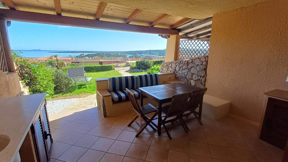 Patio, Day, View (from property/room), Seating area, Dining area, Sea view