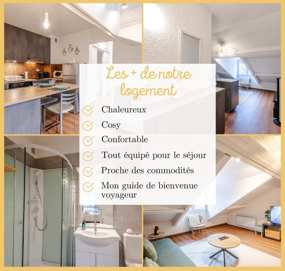 Chez Noé I T2 I Thonon Apartment in Thonon-les-Bains