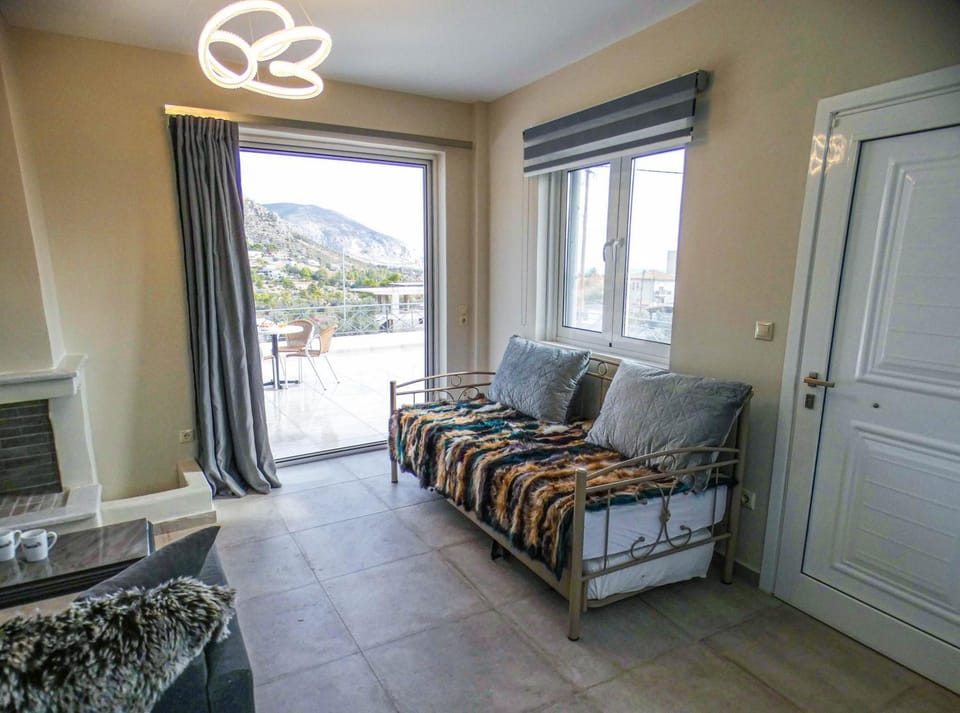 Bed, View (from property/room), Balcony/Terrace, Living room, Photo of the whole room, Seating area, Dining area, Bedroom