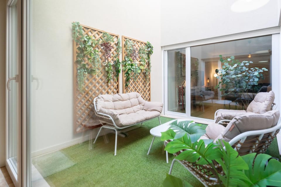 Patio, Garden, Balcony/Terrace, Living room, Garden view