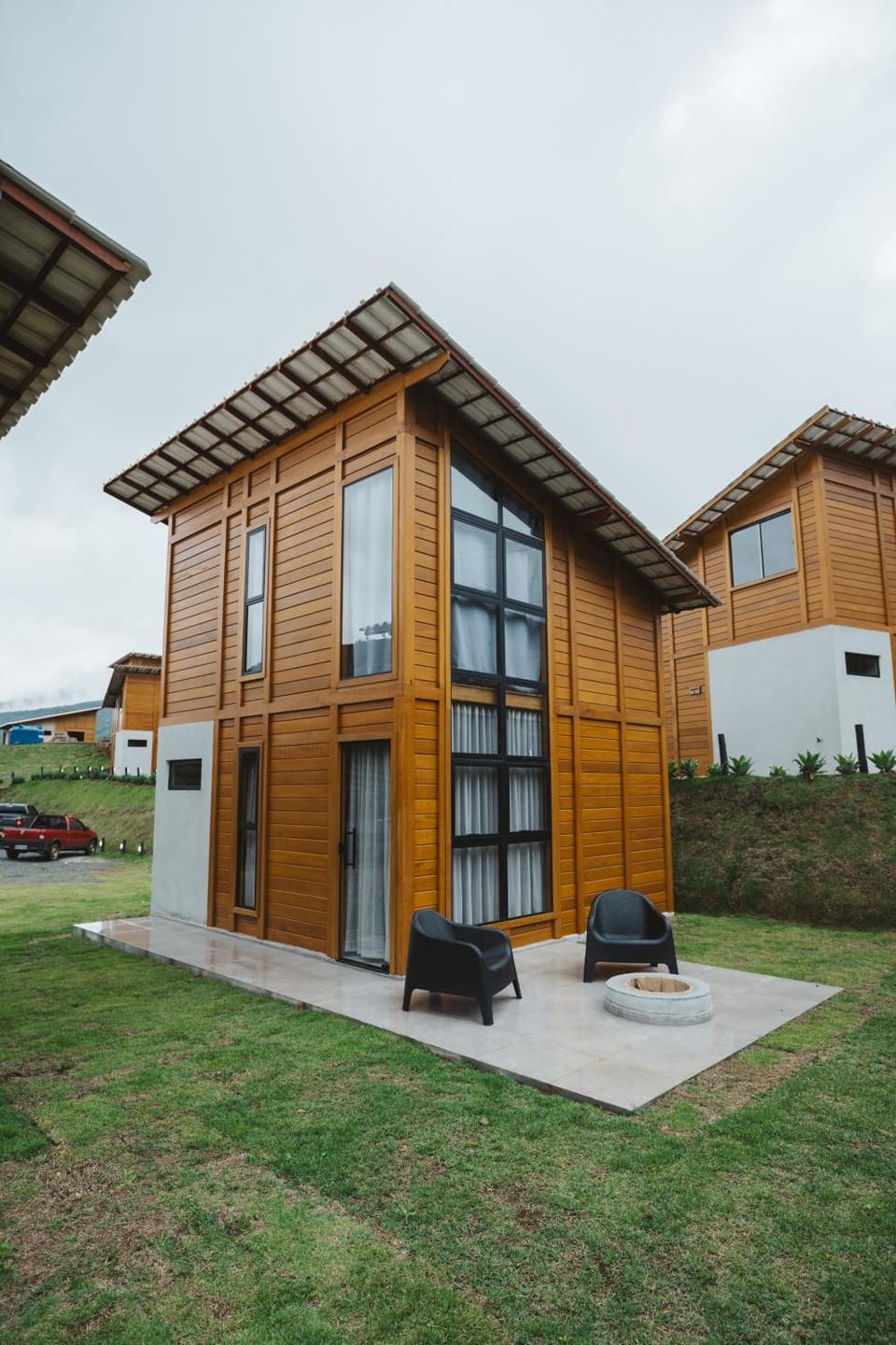 Property building, Garden view