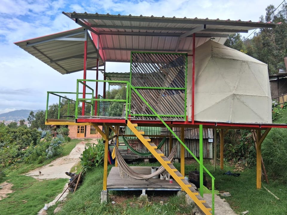 Glamping Colina Campestre Domo Campground/ 
RV Resort in Santander, Colombia