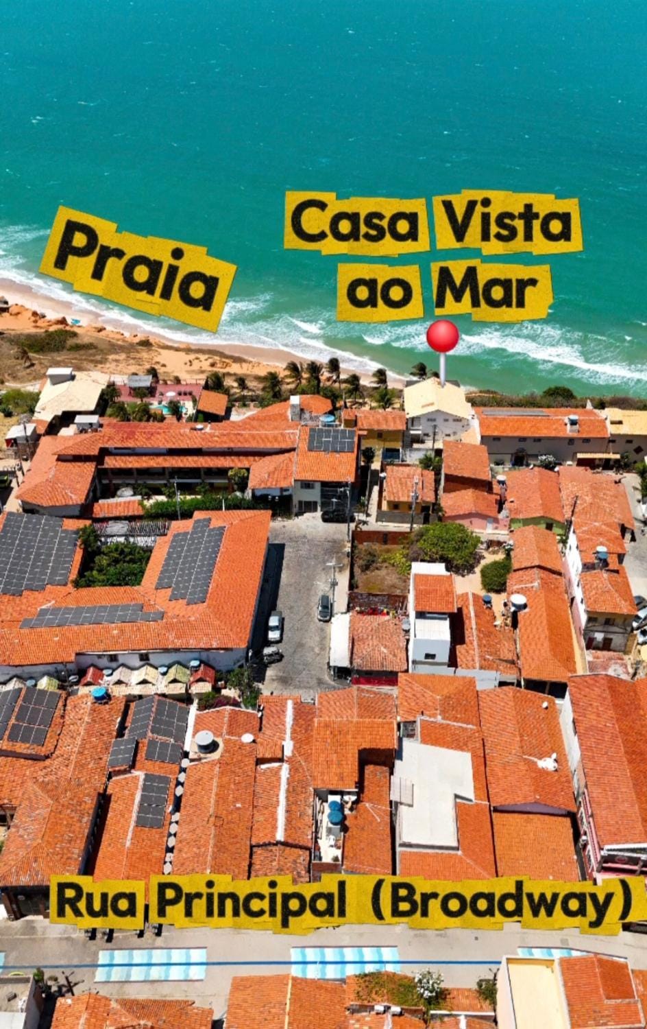 Casa Vista ao Mar - Paisagem Deslumbrante e Localização Perfeita House in Canoa Quebrada