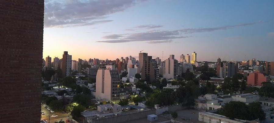 Property building, City view, Sunrise