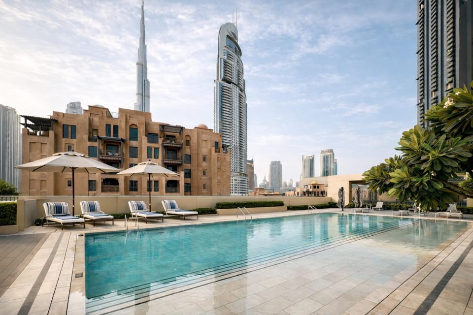 Property building, Day, City view, Pool view, Swimming pool