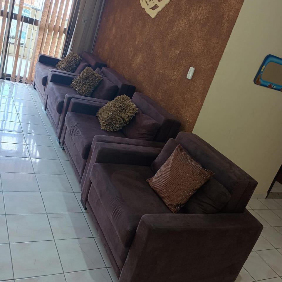 Apartamento T-44 com piscina Vista Mar- Mongaguá Apartment in State of São Paulo