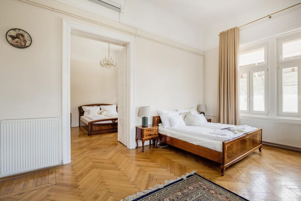 Bed, Living room, Bedroom, heating, internet, towels, air conditioner