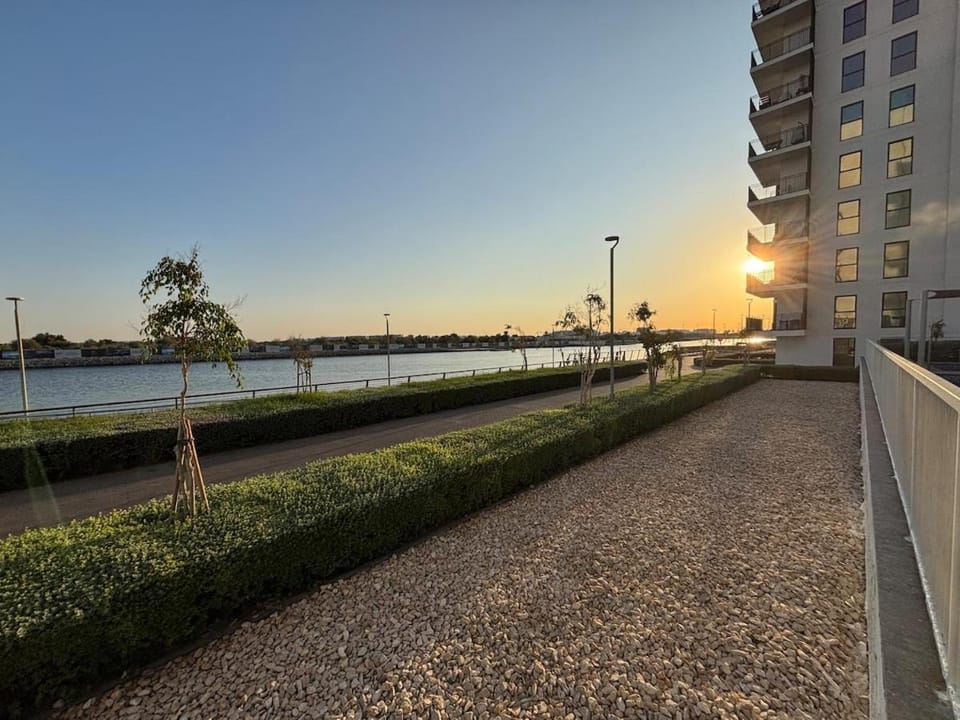 Property building, Natural landscape, Sunset