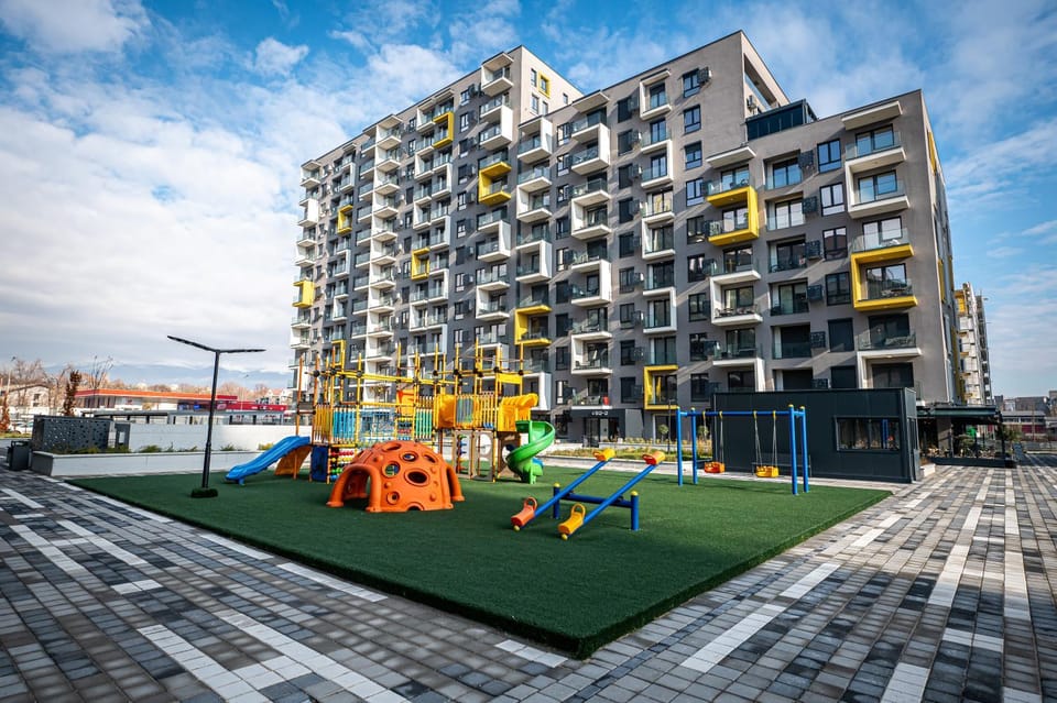 Property building, Children play ground, Location