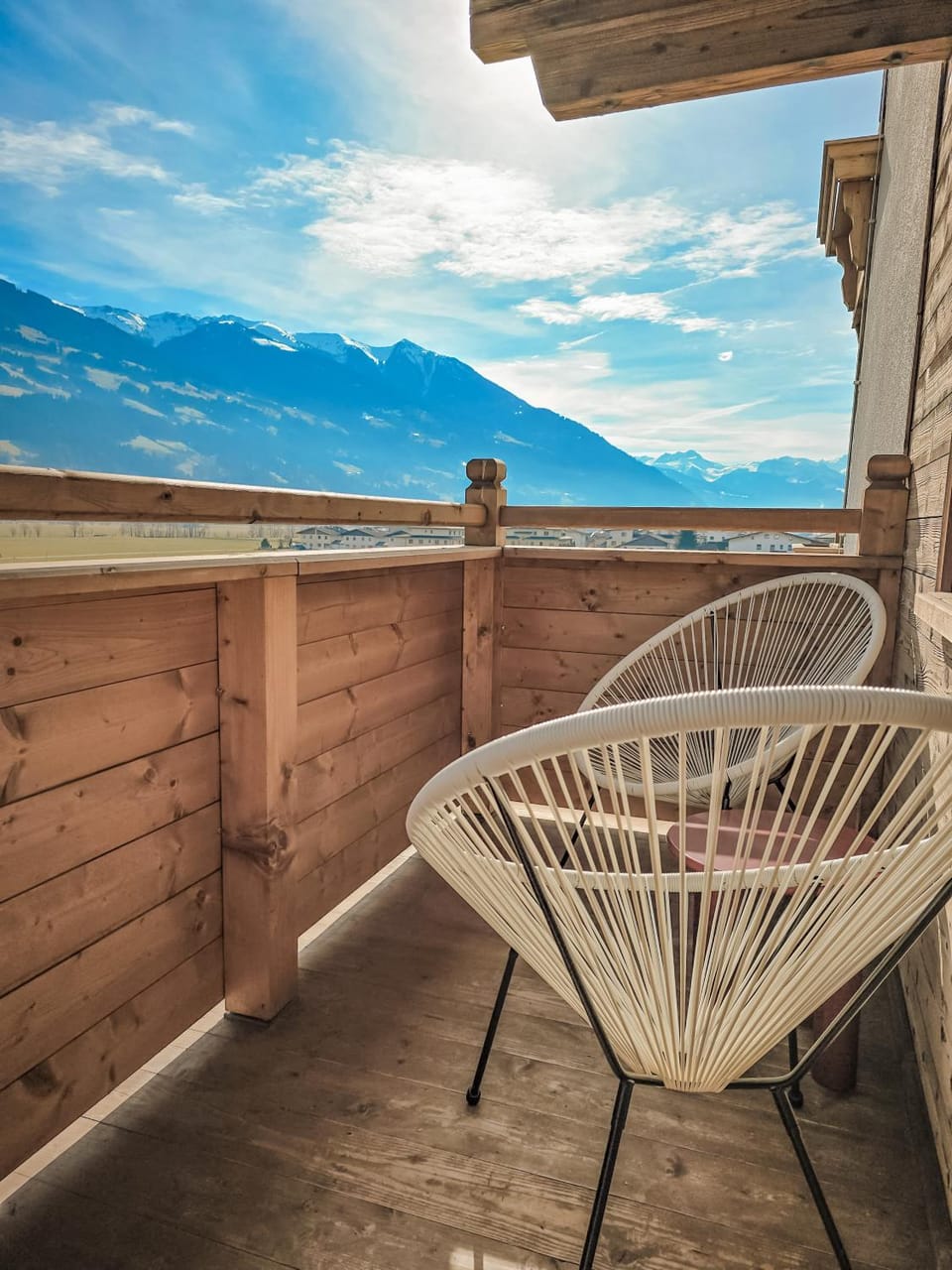 Natural landscape, View (from property/room), Balcony/Terrace, Mountain view, furniture