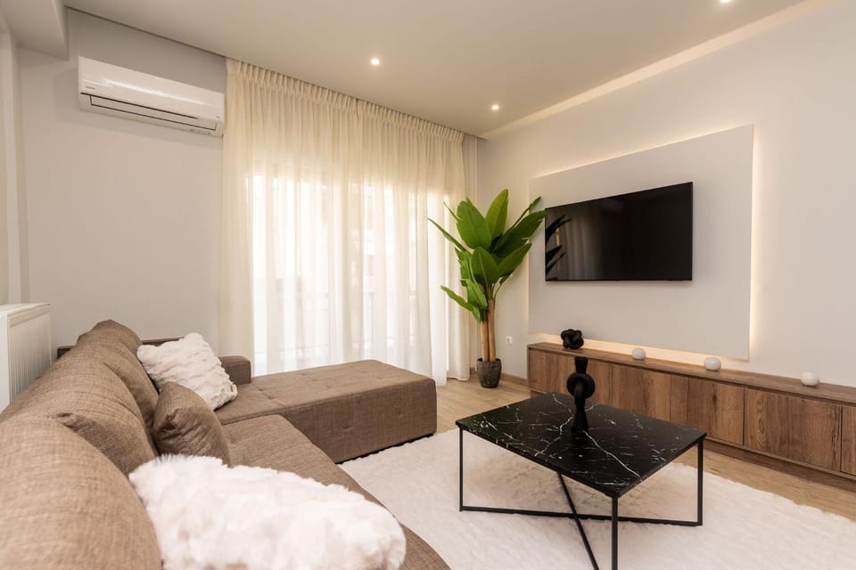 Living room, air conditioner
