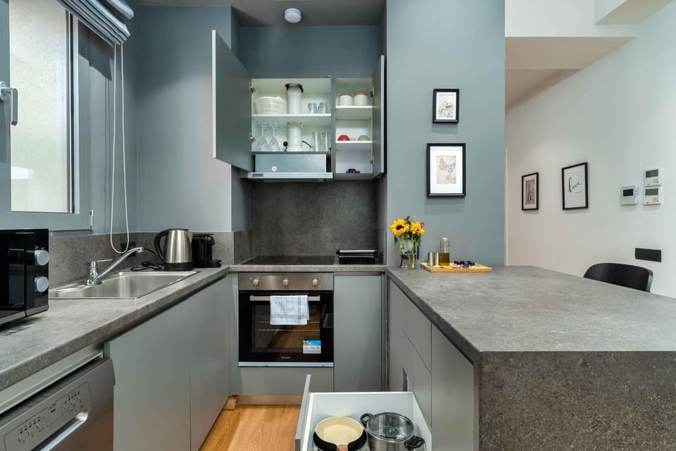 Coffee/tea facilities, Kitchen or kitchenette, dishwasher