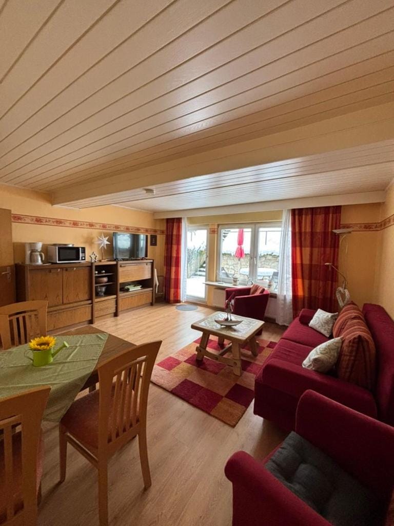 Living room, Seating area, Dining area