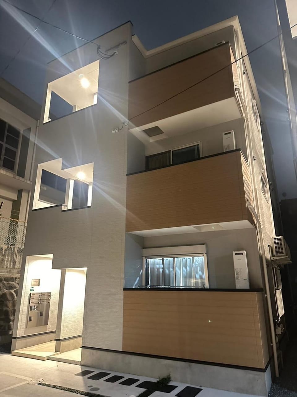 Property building, Night