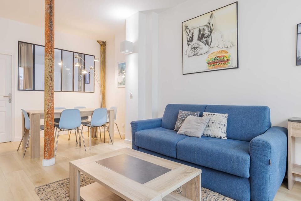 Loft Moderne et Spacieux - 6 Couchages Voltaire 11 Apartment in Paris