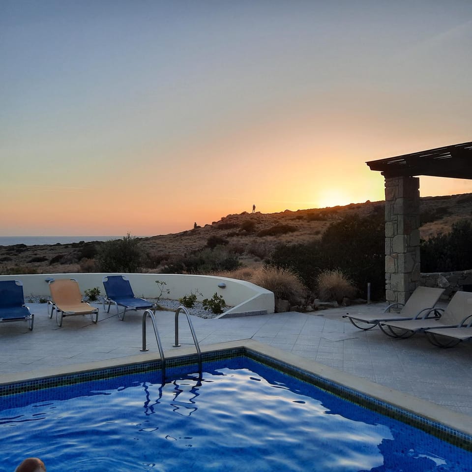 Natural landscape, Sunset, sunbed