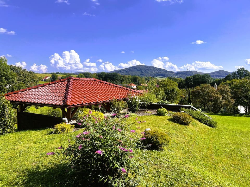 Property building, Garden view