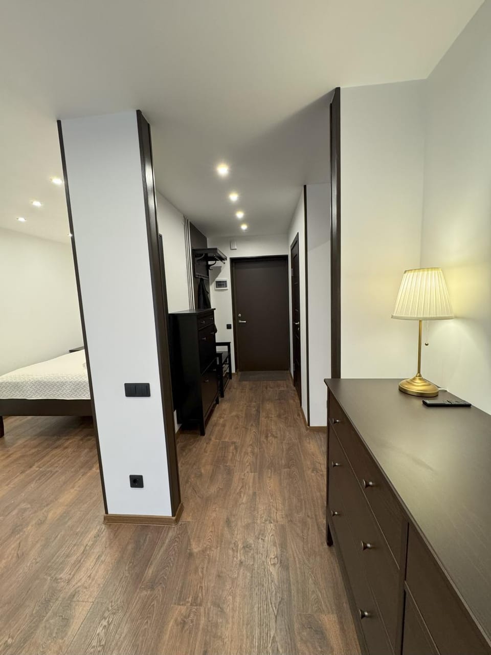 Photo of the whole room, wardrobe