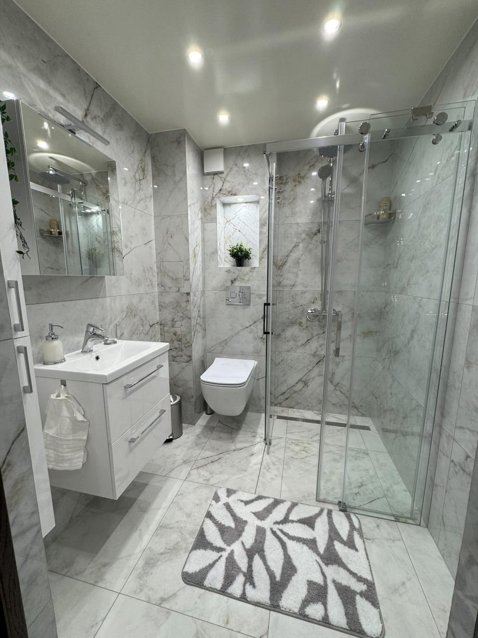 Shower, Toilet, Bathroom, towels