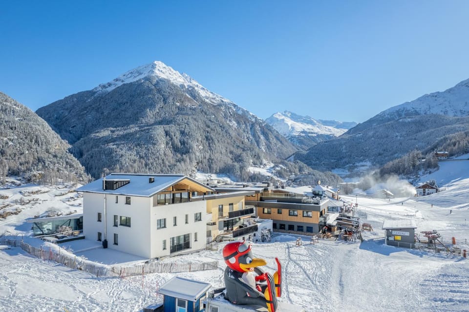 Property building, Natural landscape, Winter, Mountain view