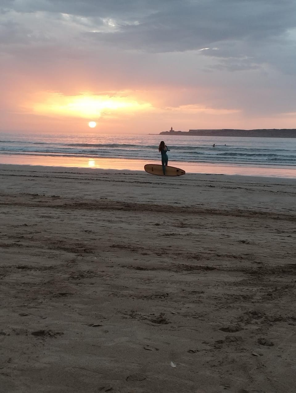 Natural landscape, Beach, Sunset