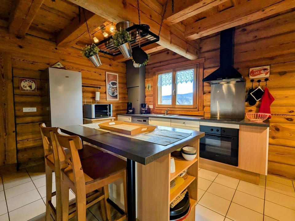Chalet tout confort en bois, Wifi, Animaux admis - FR-1-589-756 House in Vosges