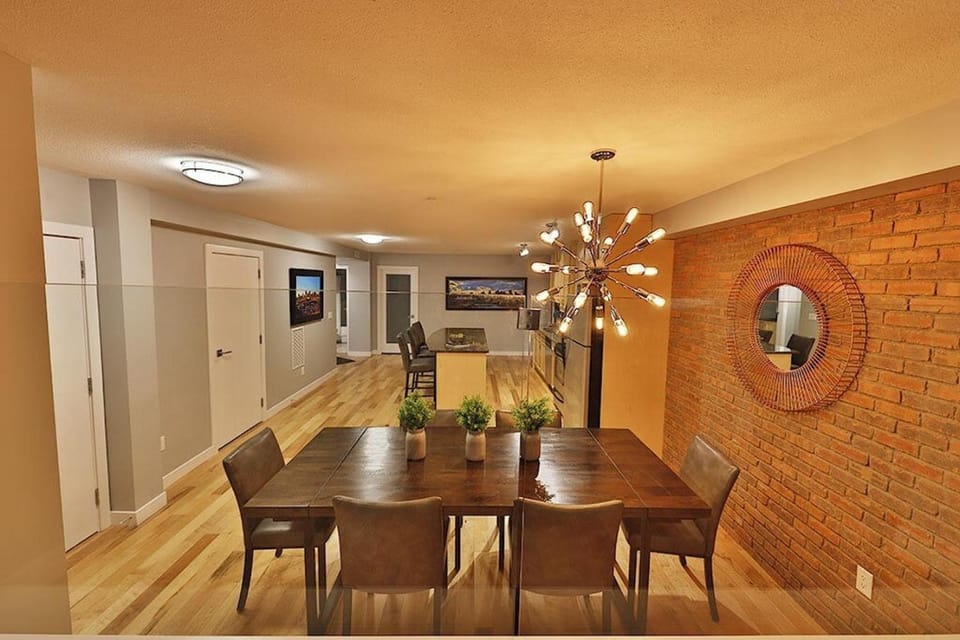 Ice District 2 Kings Underground Park Patio Apartment in Edmonton