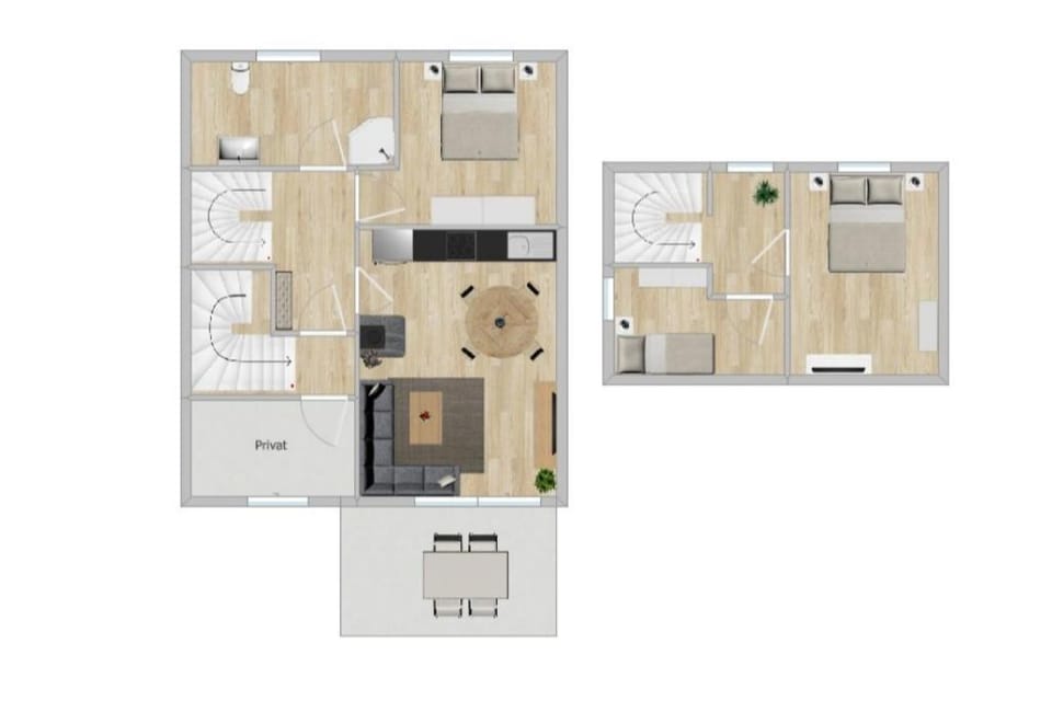 44 Ferienwohnung "Inselfreiheit 2" im Birkenweg 1c OG House in Ostholstein