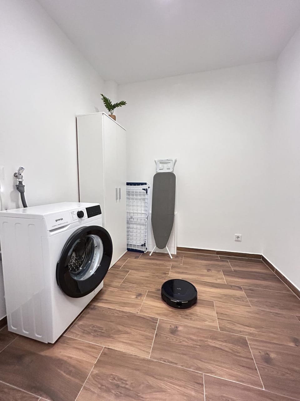 flat iron, washing machine