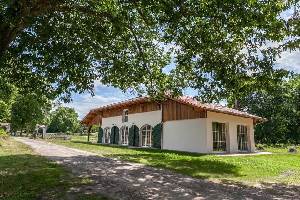 Property building, Spring, Day, Natural landscape, Garden, Horse-riding