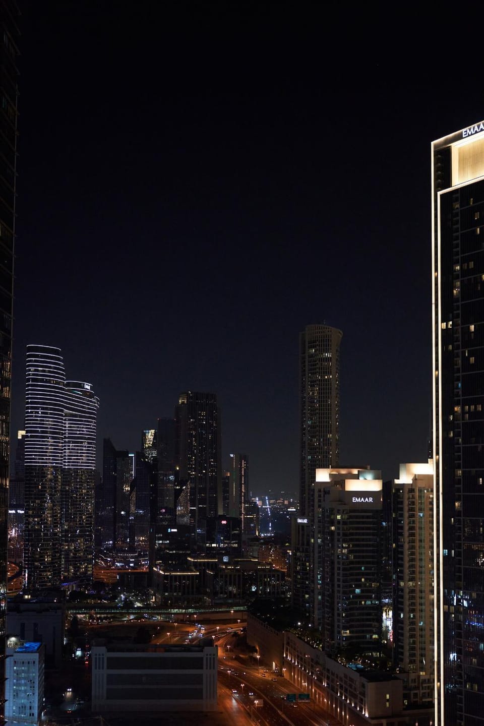 Night, Bird's eye view, City view