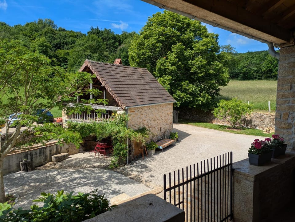 Property building, Spring, Day, Natural landscape, Garden, Garden view