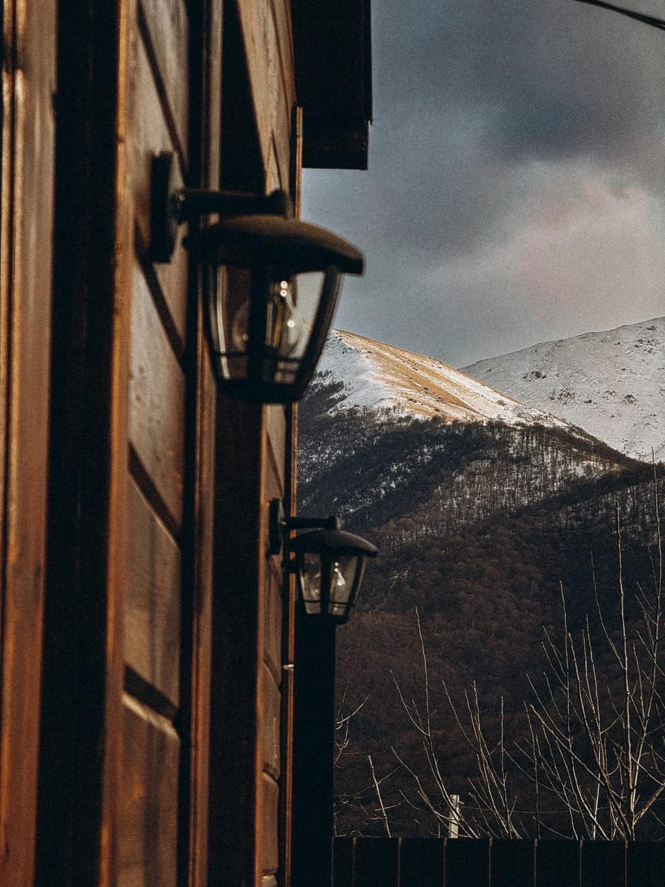 Day, Winter, Mountain view