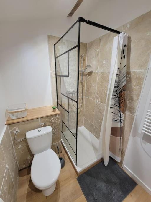 Shower, Toilet, Bathroom, towels