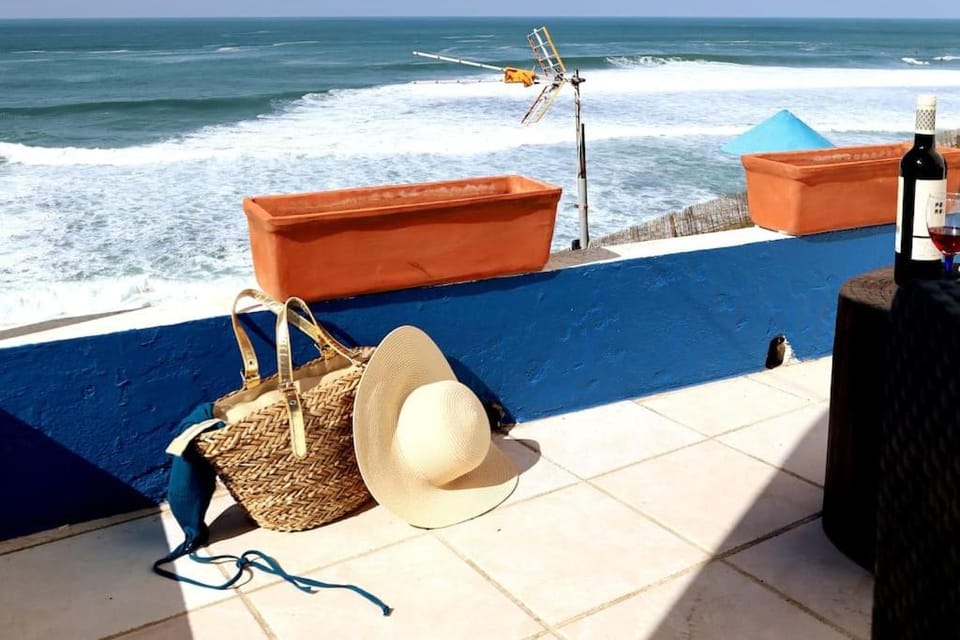 Ocean Front Terrace House in Ericeira