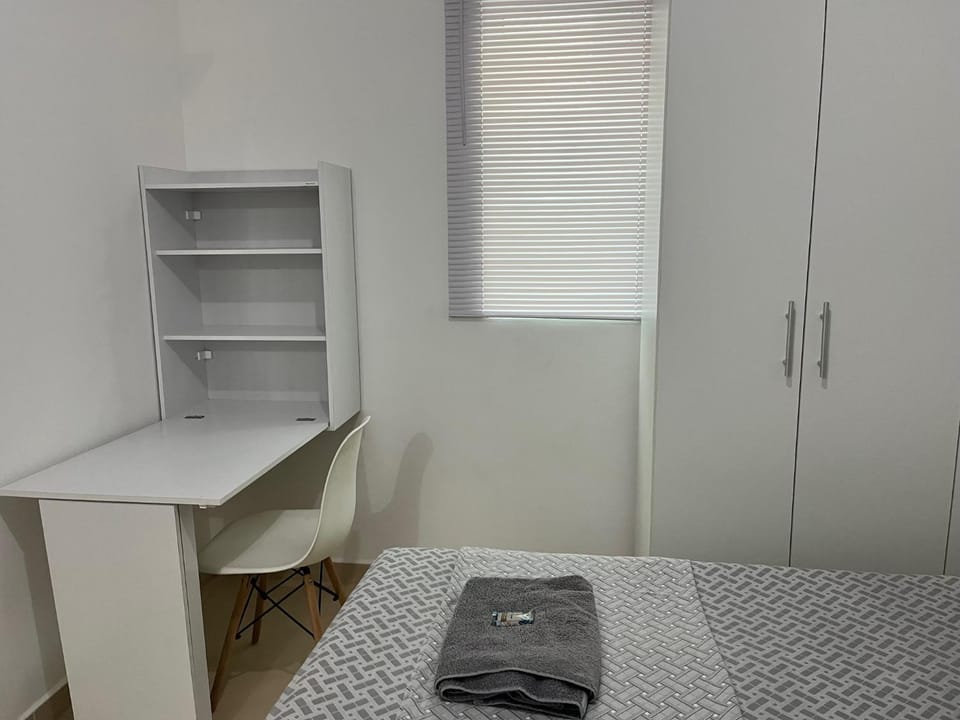 Bed, Photo of the whole room, Bedroom, towels, wardrobe