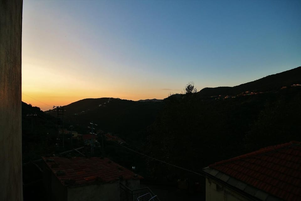 Mountain view, Sunset