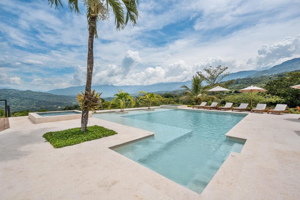 Day, Natural landscape, Swimming pool, sunbed
