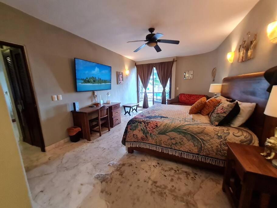 Villa 301, Ground floor, Oceanfront! Apartment in State of Quintana Roo