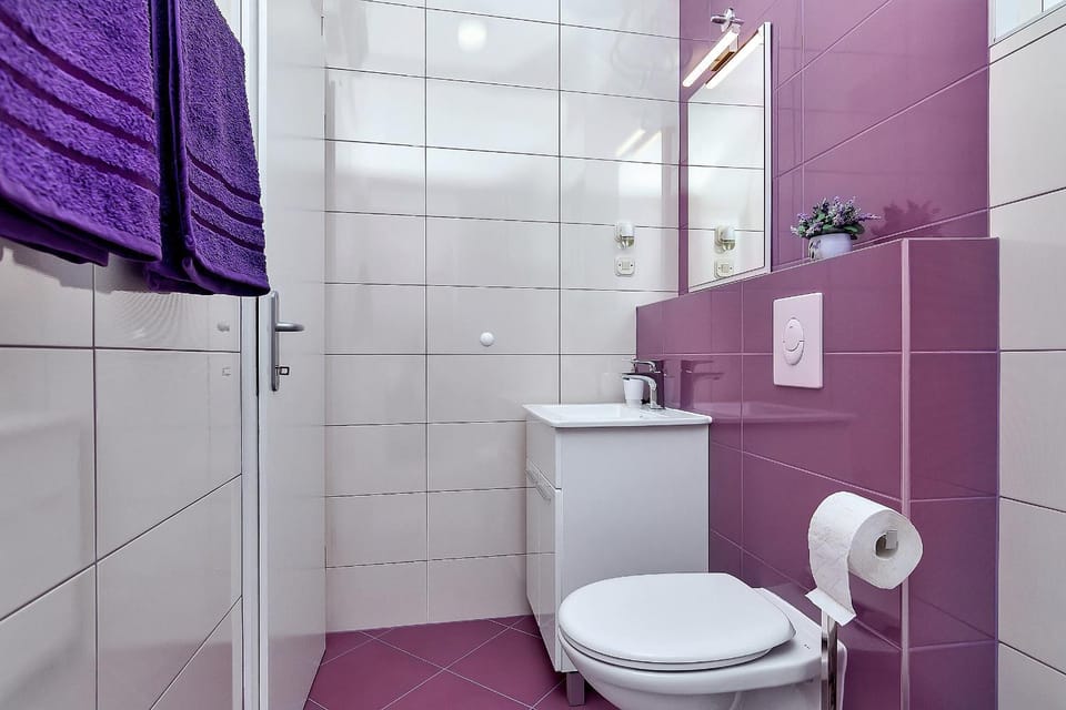 Shower, Toilet, Bathroom, towels