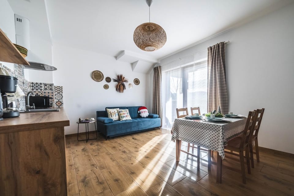 Kitchen or kitchenette, Living room, Dining area