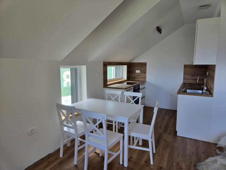 Kitchen or kitchenette, Dining area