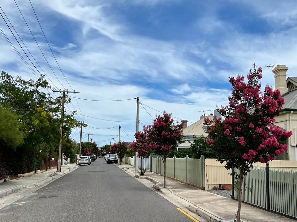 Quiet street view
